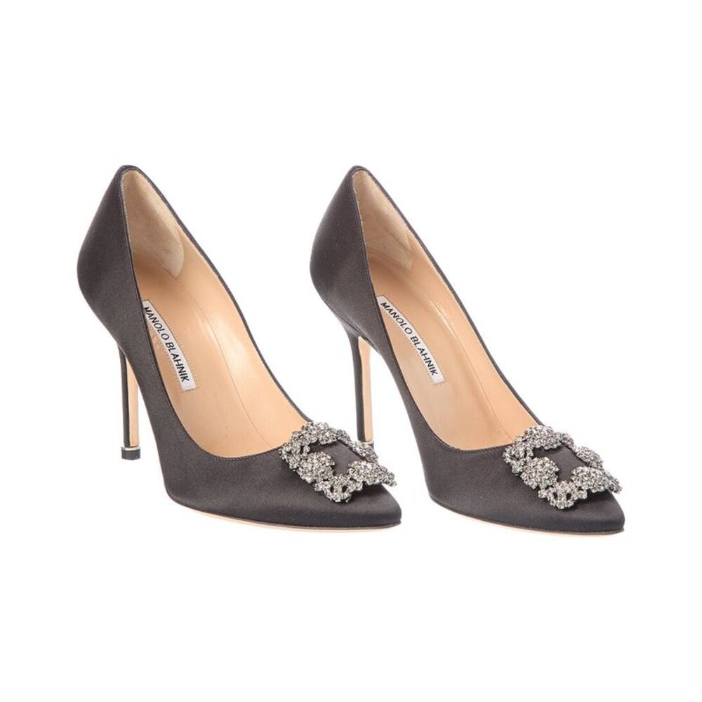 Manolo Blahnik Hangisi 100 Satin Pump